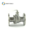 JKTLFB015 cast iron cf8m 1000wog 2 piece spring return handle ball valve